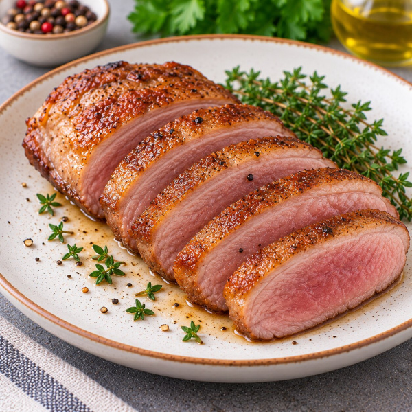 Утиная грудка запеченная