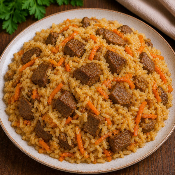 Плов с говядиной