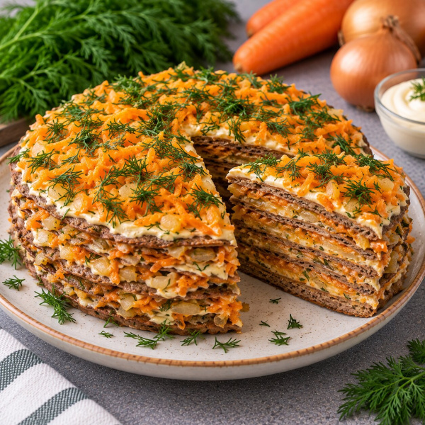 Торт печёночный