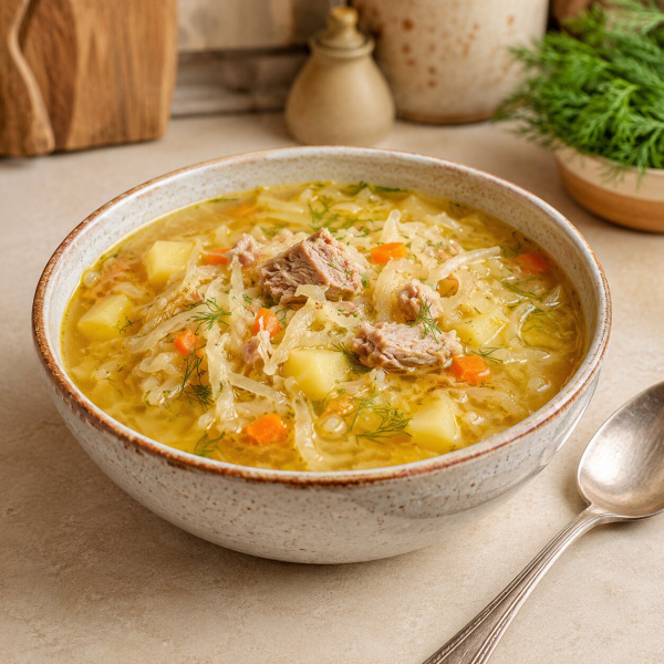 Щи из квашеной капусты