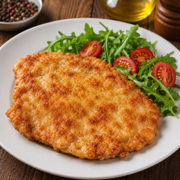 Отбивная из индейки (в яйце и муке)