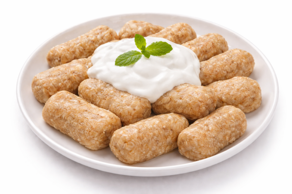 Ленивые вареники с цельнозерновой мукой