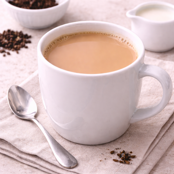 Чай с молоком или сливками