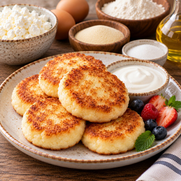 Сырники жареные