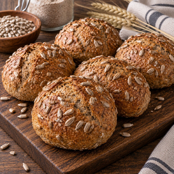 Булочки из ржаной муки