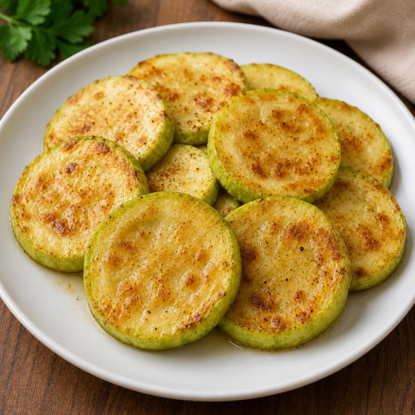 Кабачки жареные на подсолнечном масле