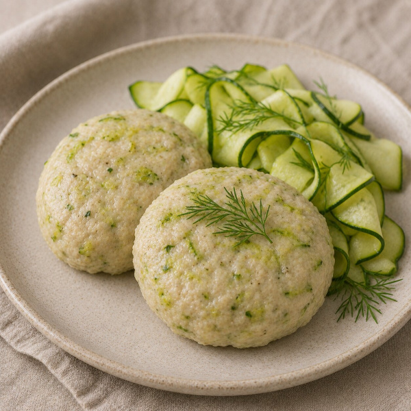 Котлеты паровые из куриной грудки с кабачком