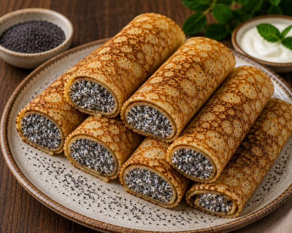 Блинчики с маком