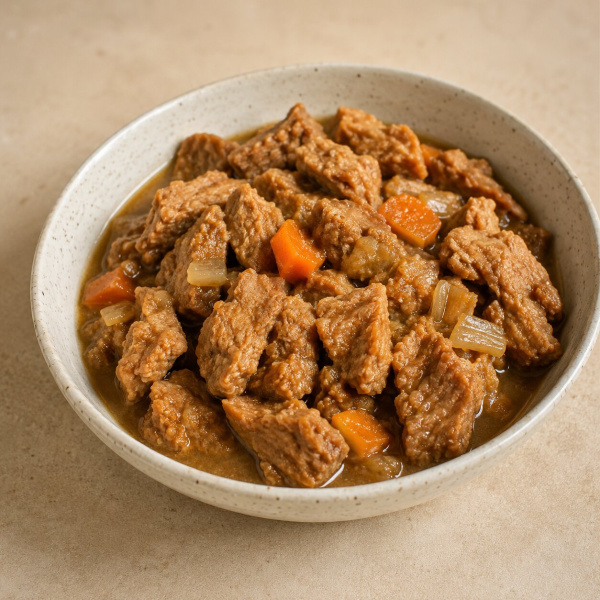Соевое мясо тушеное