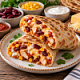 Буррито с курицей, фасолью, сыром