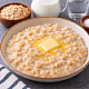 Каша геркулесовая на воде с молоком и маслом