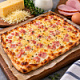 Фламиш с ветчиной и сыром
