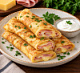 Блинчики с ветчиной и сыром