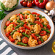 Цветная капуста тушёная с овощами