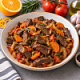 Говяжье сердце тушеное с овощами