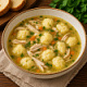 Куриный суп с клецками