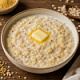 Пшенная каша с отрубями и маслом на молоке