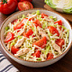 Салат помидоры с капустой и куриной грудкой