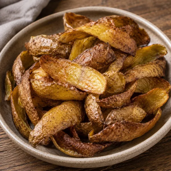 Картофельная кожура запеченная с солью