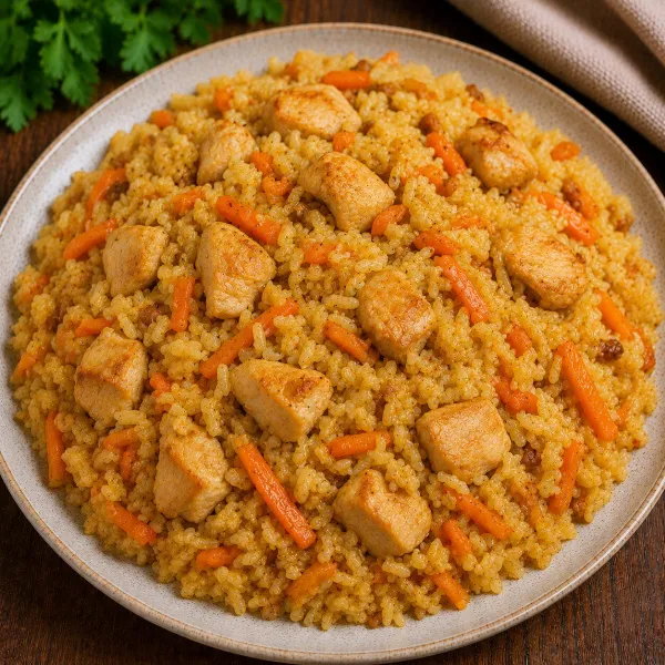 Плов с курицей