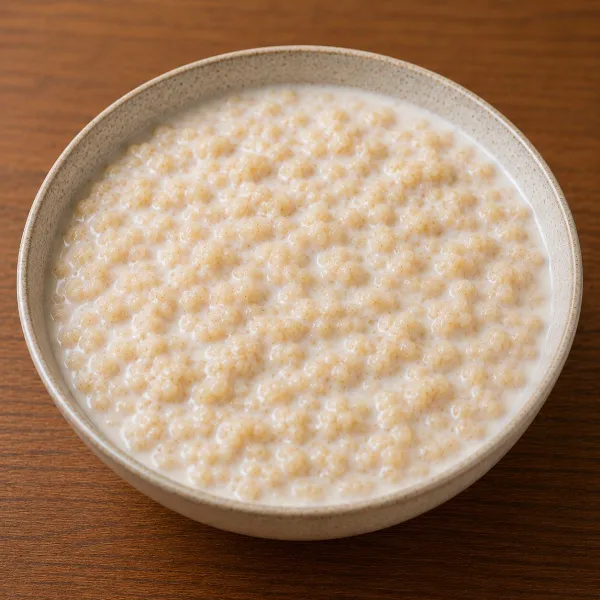 Каша пшеничная на молоке и воде