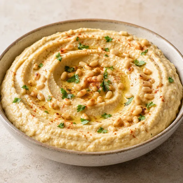Хумус с кедровыми орехами
