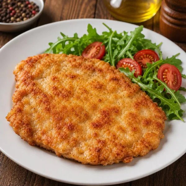 Отбивная из индейки (в яйце и муке)