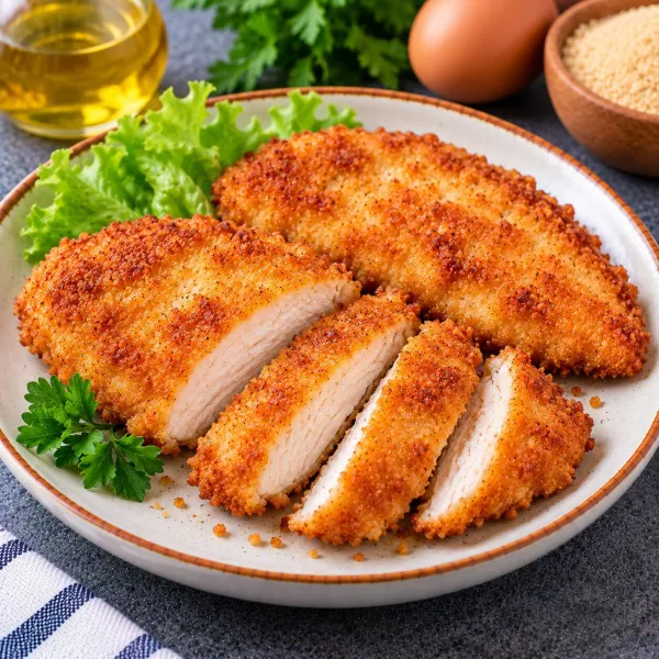Куриные грудки в панировке