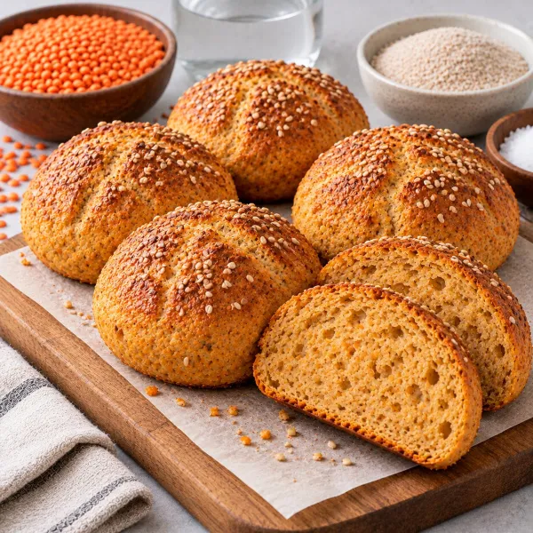 Булочки из чечевицы