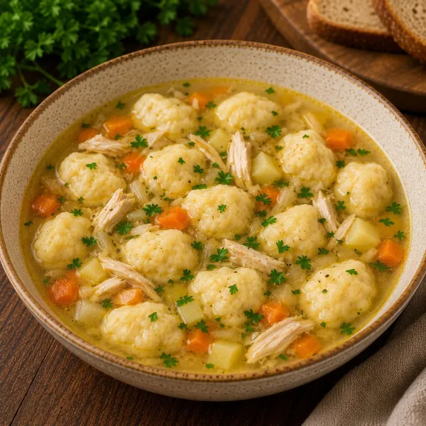 Суп с клецками
