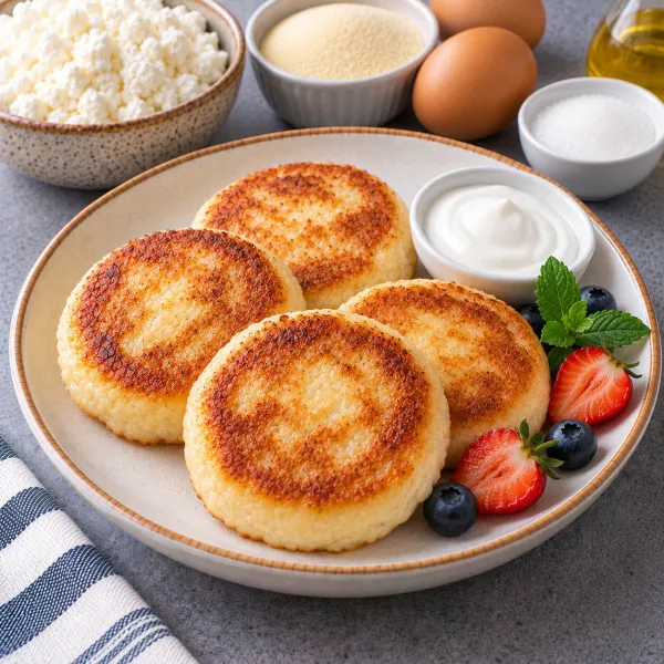 Сырники с манкой