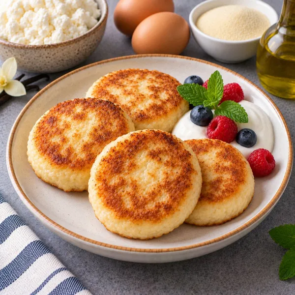 Сырники с манкой