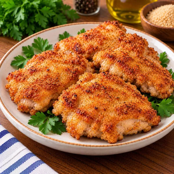 Куриное бедро (филе) в панировке
